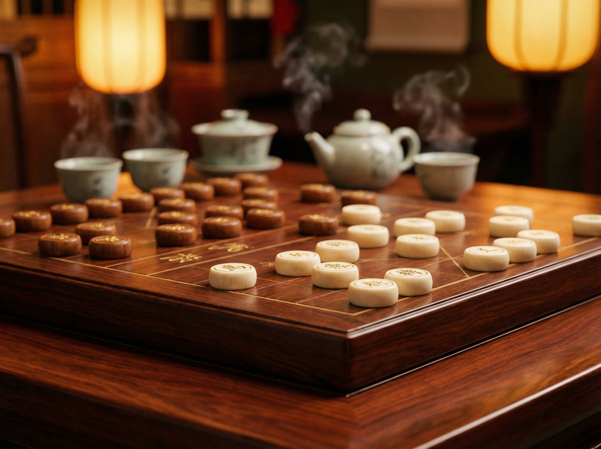 中国象棋对弈场景 - 棋牌娱乐综合平台站 - 乐游棋牌